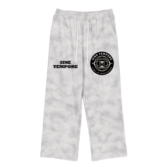 SINE TEMPORE - SPACED Dirty Washed Fleece Sweatpants