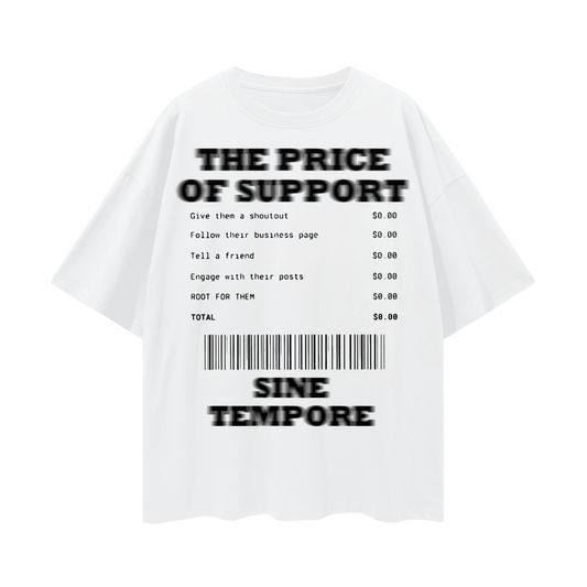 SINE TEMPORE - Always Support Drop Shoulder Tee