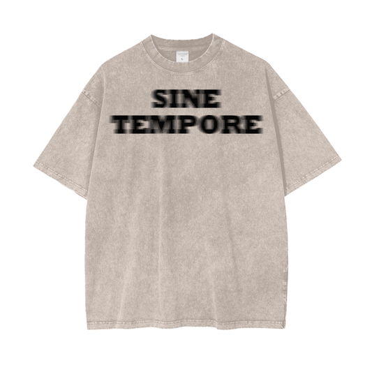 SINE TEMPORE - APRICOT Snow Washed Tee